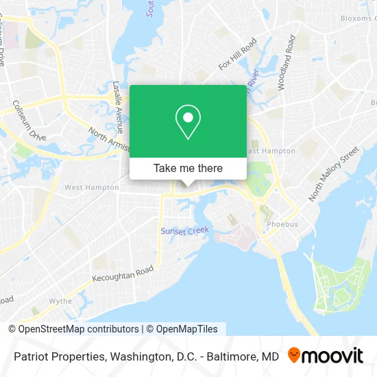 Patriot Properties map