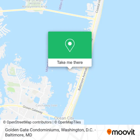 Golden Gate Condominiums map