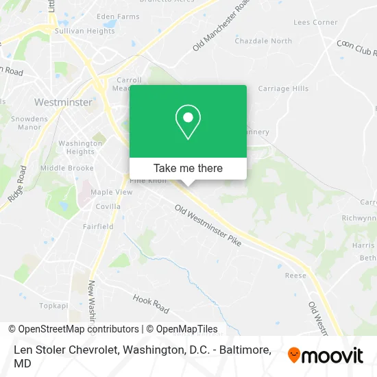 Len Stoler Chevrolet map