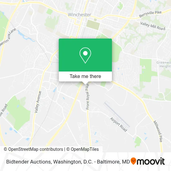 Bidtender Auctions map