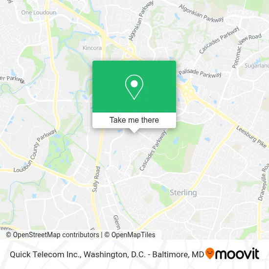Quick Telecom Inc. map