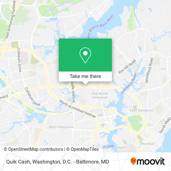 Quik Cash map