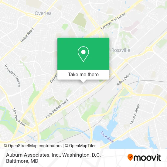Auburn Associates, Inc. map