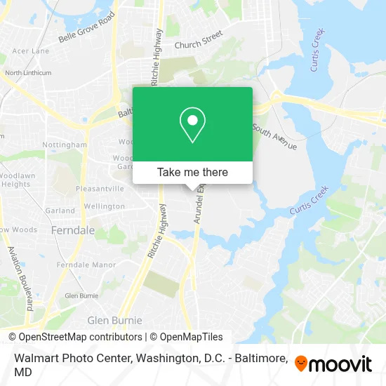 Walmart Photo Center map