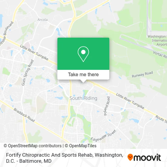 Fortify Chiropractic And Sports Rehab map