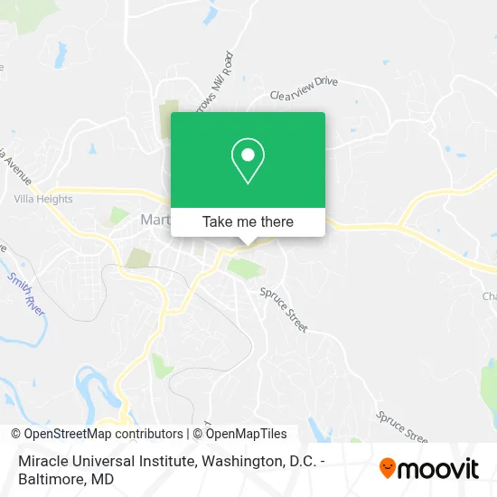 Miracle Universal Institute map