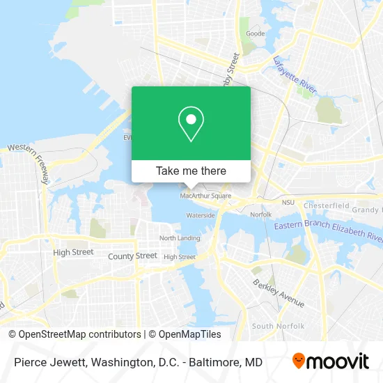 Pierce Jewett map