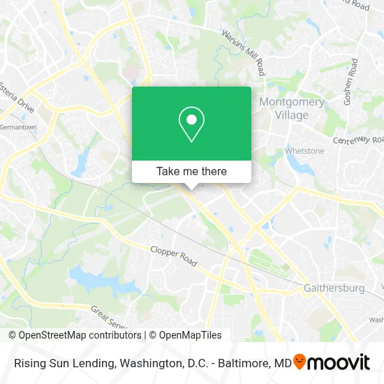 Rising Sun Lending map