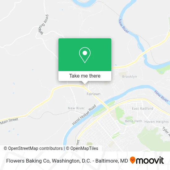 Flowers Baking Co map