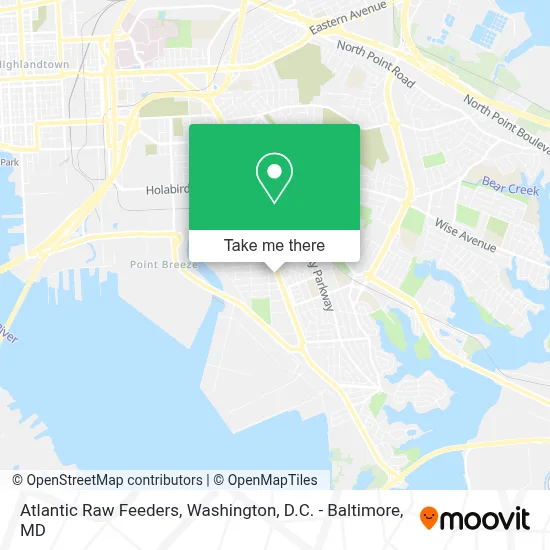 Atlantic Raw Feeders map