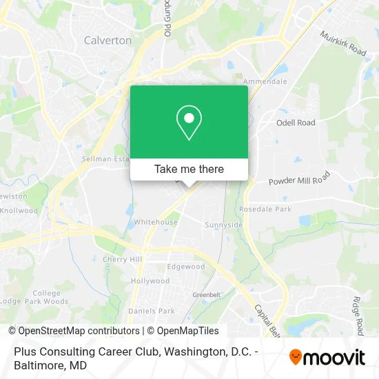 Plus Consulting Career Club map