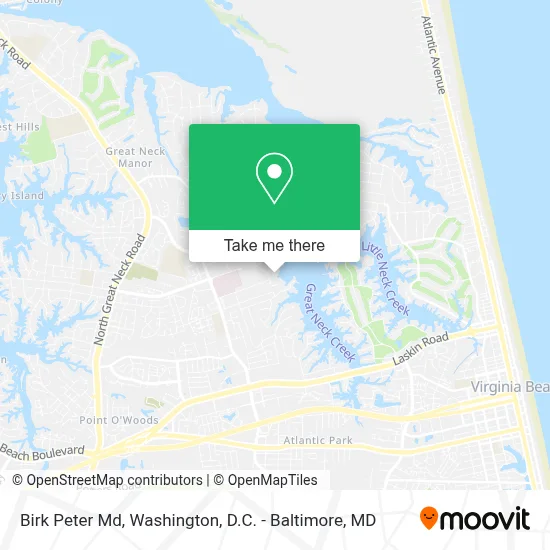 Birk Peter Md map