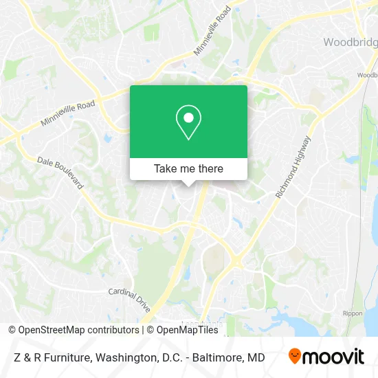 Z & R Furniture map