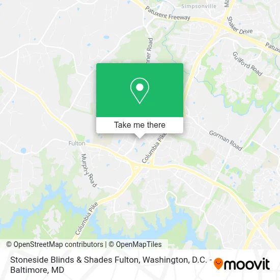 Stoneside Blinds & Shades Fulton map