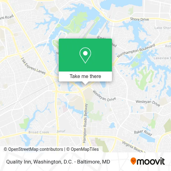 Quality Inn map