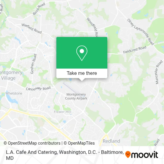 L.A. Cafe And Catering map