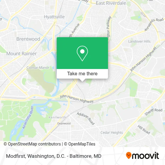 Modfirst map