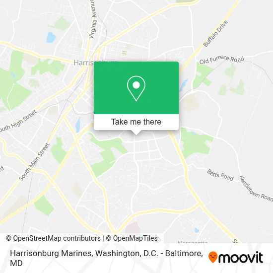 Harrisonburg Marines map