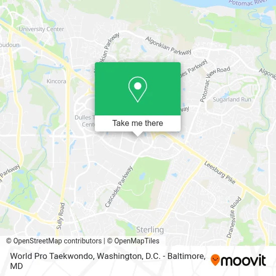 World Pro Taekwondo map