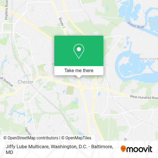 Jiffy Lube Multicare map