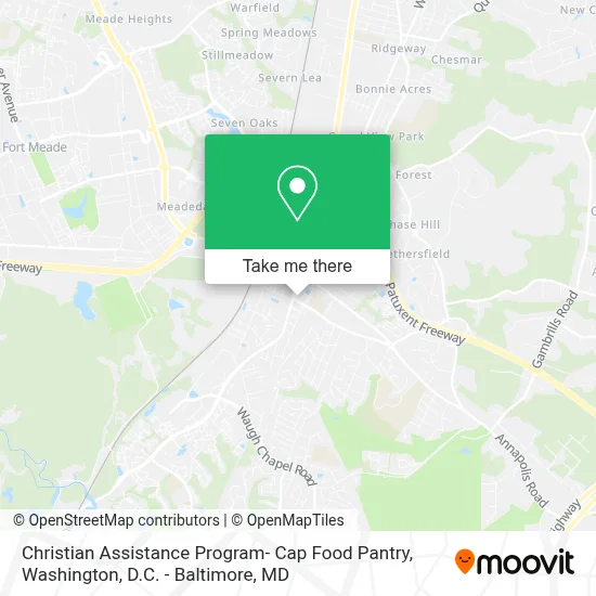 Christian Assistance Program- Cap Food Pantry map