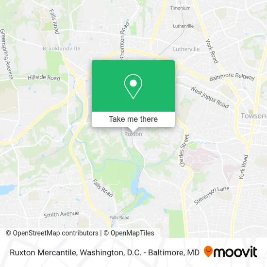 Ruxton Mercantile map