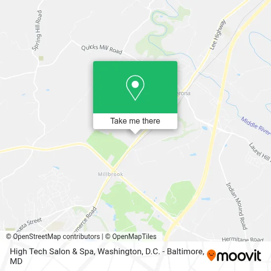 High Tech Salon & Spa map