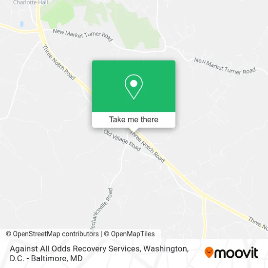 Against All Odds Recovery Services map