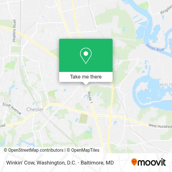 Winkin' Cow map