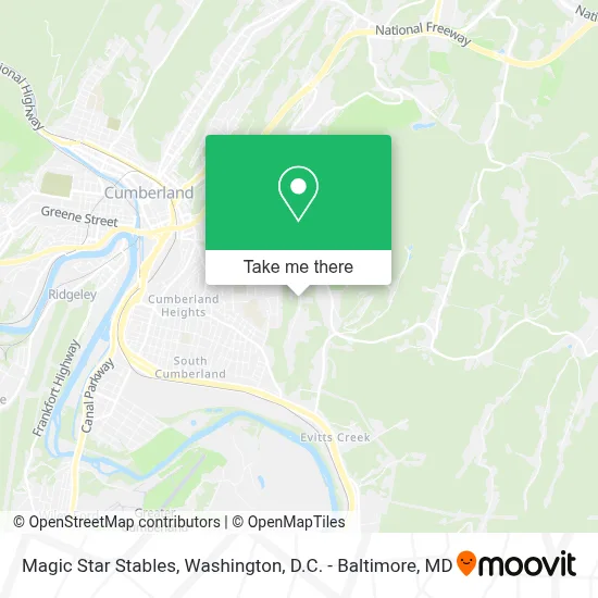 Magic Star Stables map