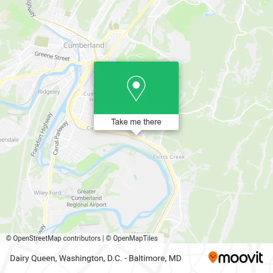 Dairy Queen map