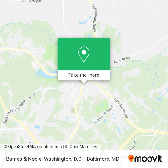 Barnes & Noble map