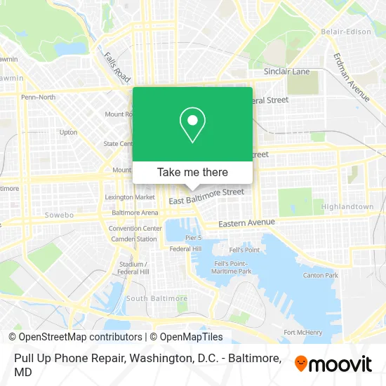 Pull Up Phone Repair map