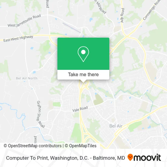 Computer To Print map