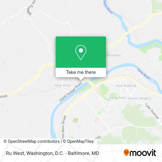 Ru West map