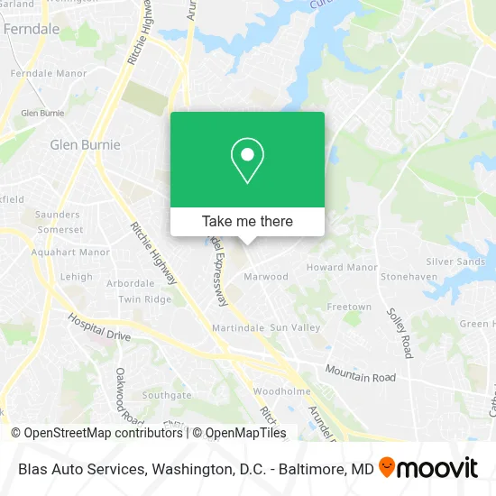 Blas Auto Services map
