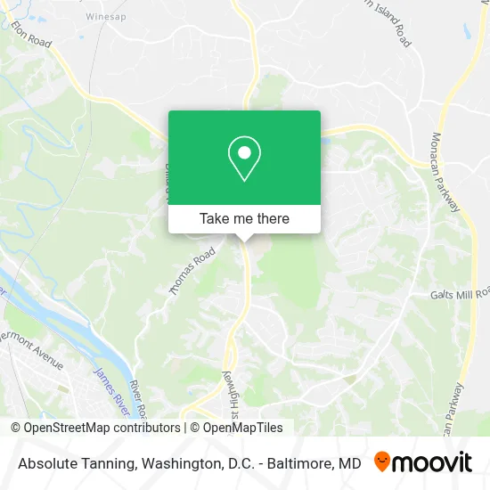 Absolute Tanning map