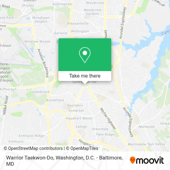 Warrior Taekwon-Do map