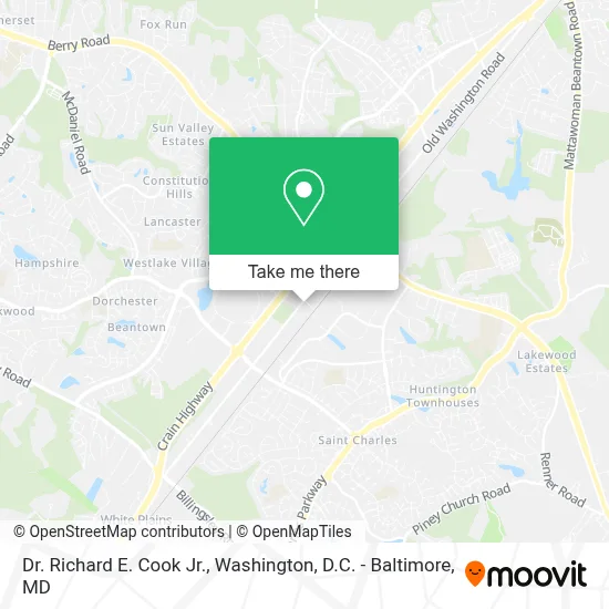 Dr. Richard E. Cook Jr. map