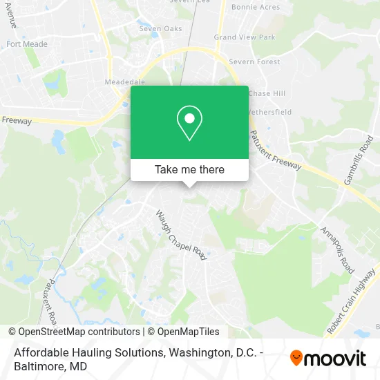 Affordable Hauling Solutions map