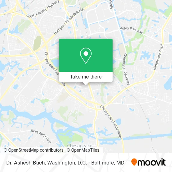 Dr. Ashesh Buch map