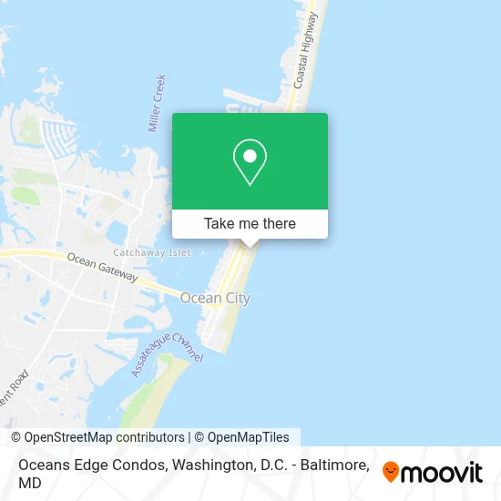 Oceans Edge Condos map