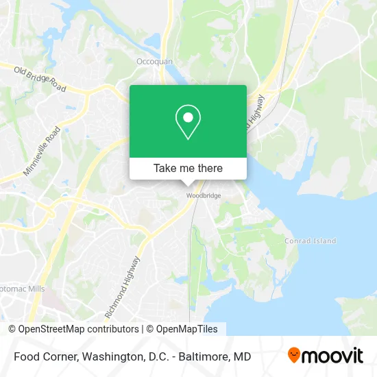 Food Corner map