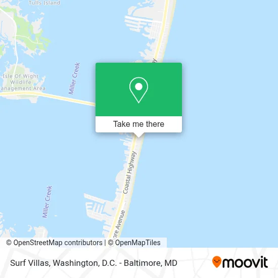 Surf Villas map