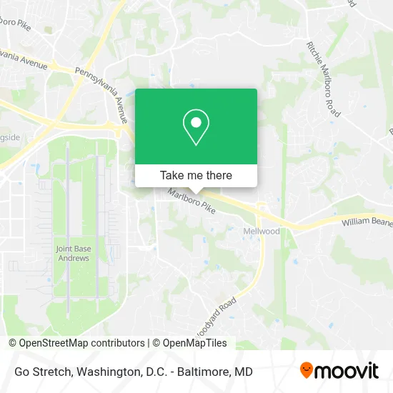 Go Stretch map