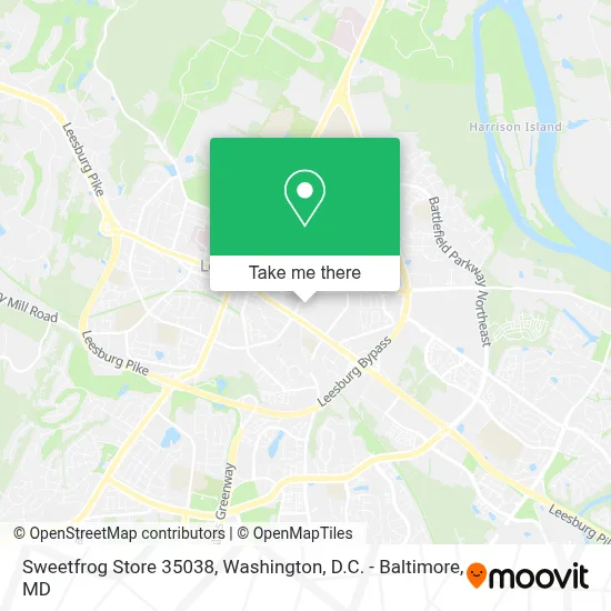 Sweetfrog Store 35038 map
