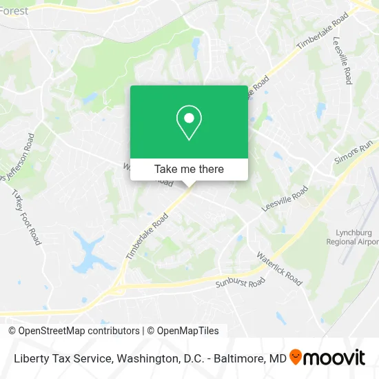 Liberty Tax Service map