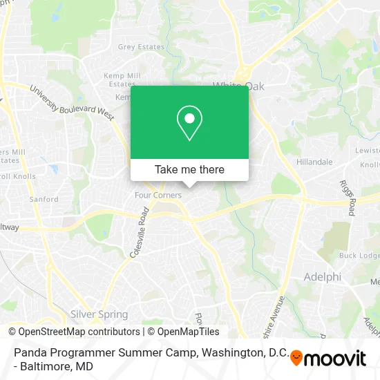 Panda Programmer Summer Camp map