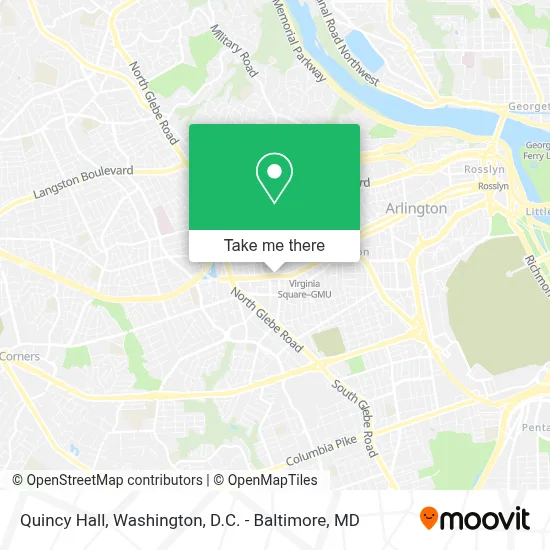 Quincy Hall map