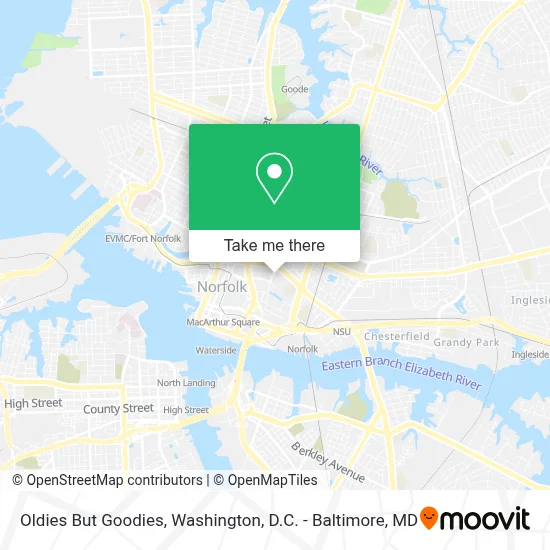 Oldies But Goodies map